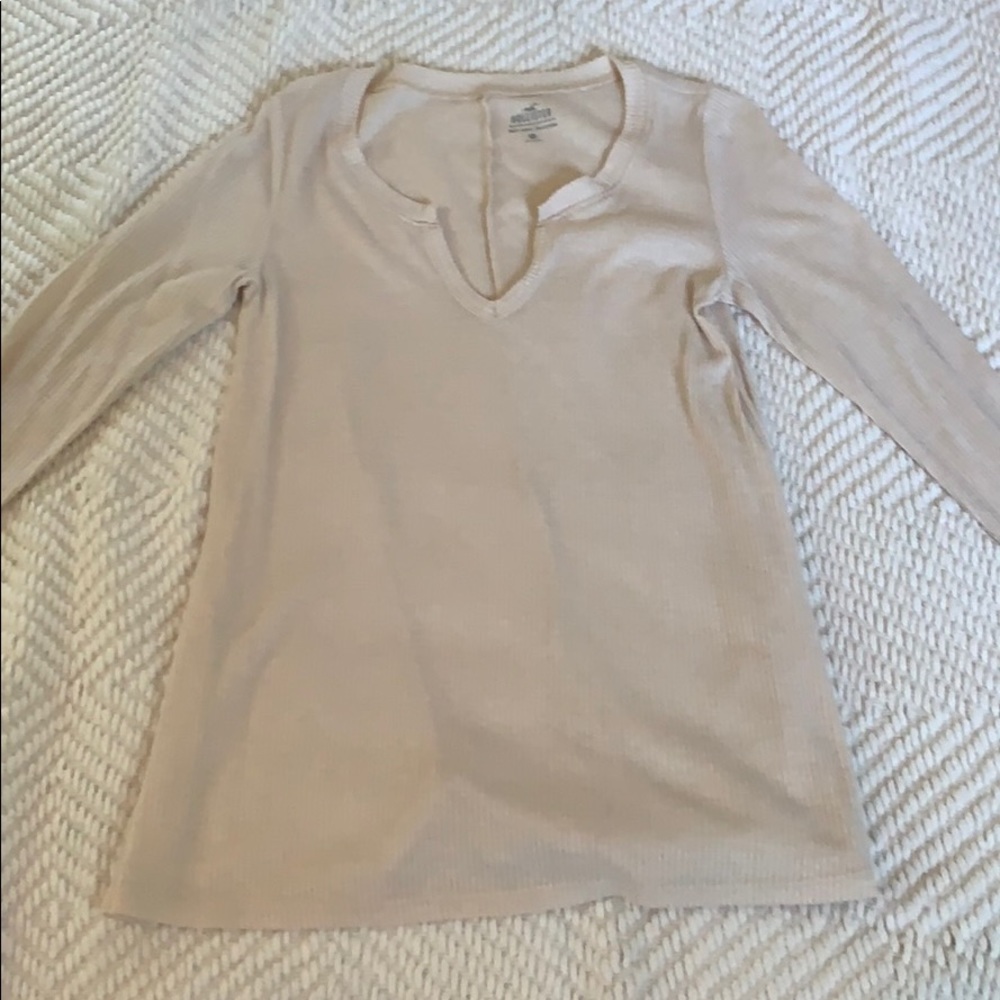 Cream Sweater-Like Long Sleeve